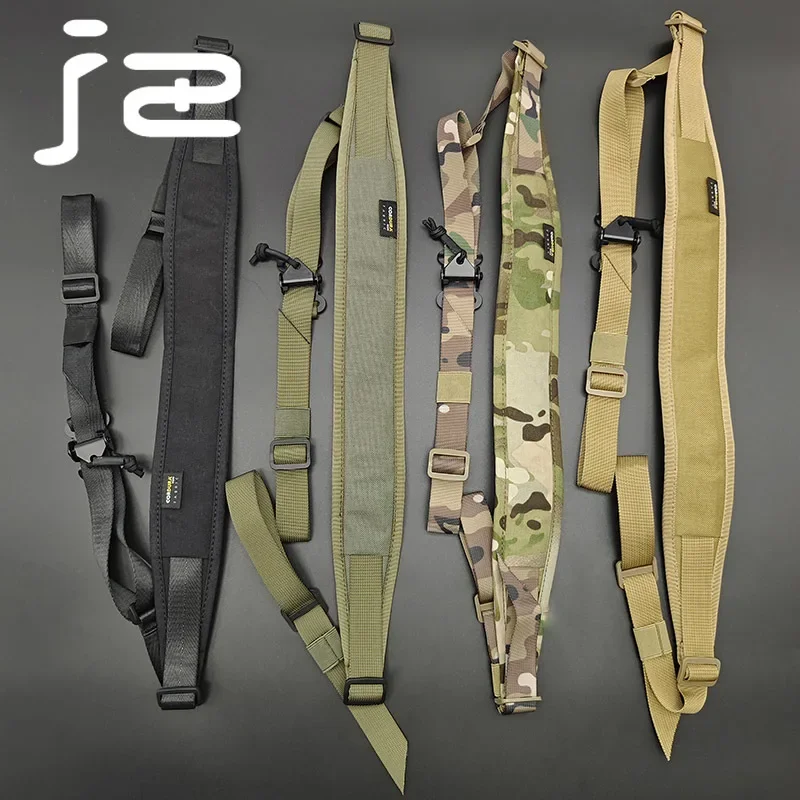 Táctico Airsoft 1/2 punto ajustable Sling Crossbody cuerda correa de hombro Nylon escopeta cinturón cuerda arma Accesorios