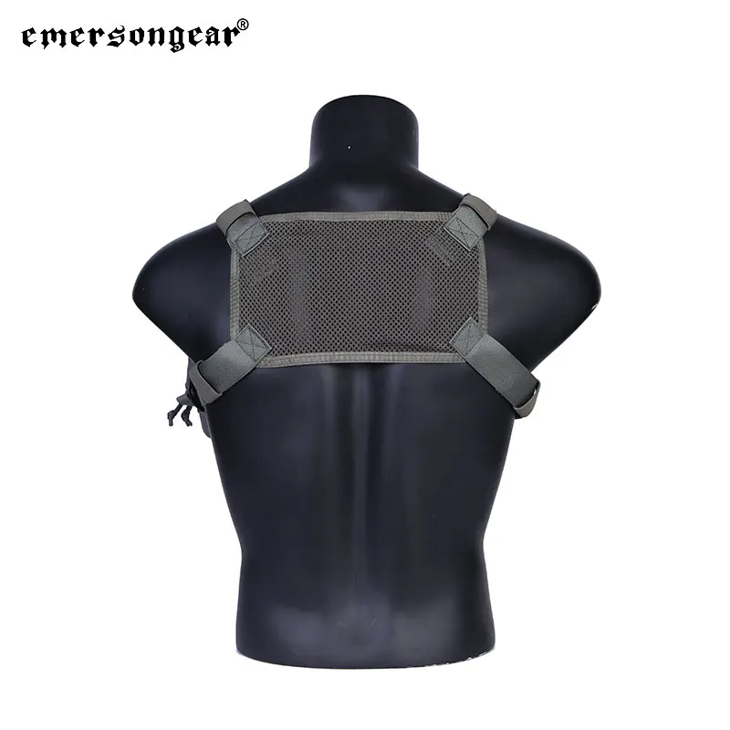 Emersongear-Bolso táctico de nailon para el pecho, bolsa MOLLE para revistas, repelente al agua, para caza al aire libre, Airsoft - imagen 3