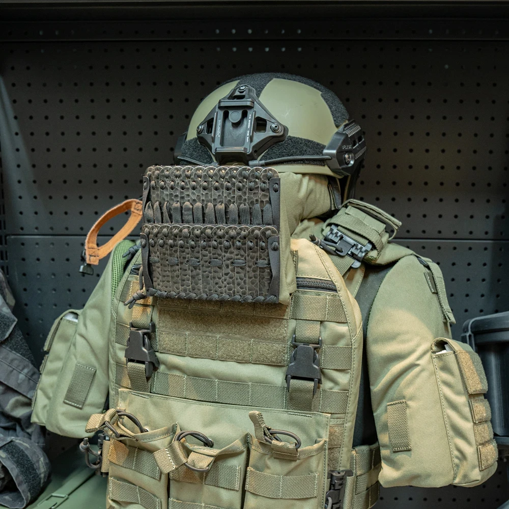 Panel de chaleco táctico, armadura, Panel protector, armadura a escala de dragón, Protector de combate estilo samurái de caballero Medieval para caza Airsoft - imagen 4