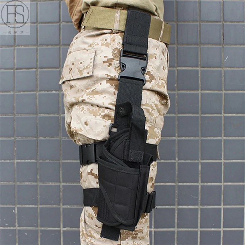 Funda táctica pistola corta universal cuero vertical - imagen 5