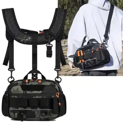 Chaleco táctico MOLLE con bolsillos desmontables para senderismo