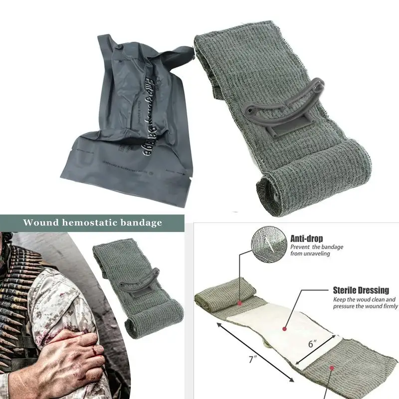 Torniquete de vendaje de viaje al aire libre, rollo de férula de aluminio Universal para primeros auxilios, Kit médico de emergencia, férula de fijación ósea - imagen 2