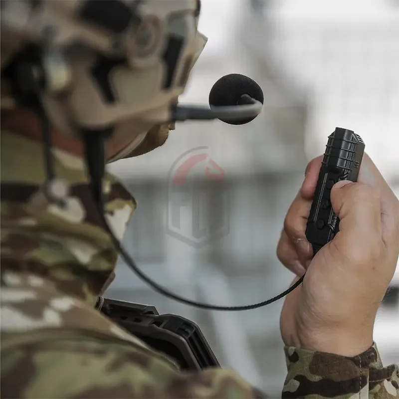 FCS-TACTICAL-auriculares tácticos AMP de nueva generación, adaptador auxiliar sin ondas, con sonido estéreo - imagen 2