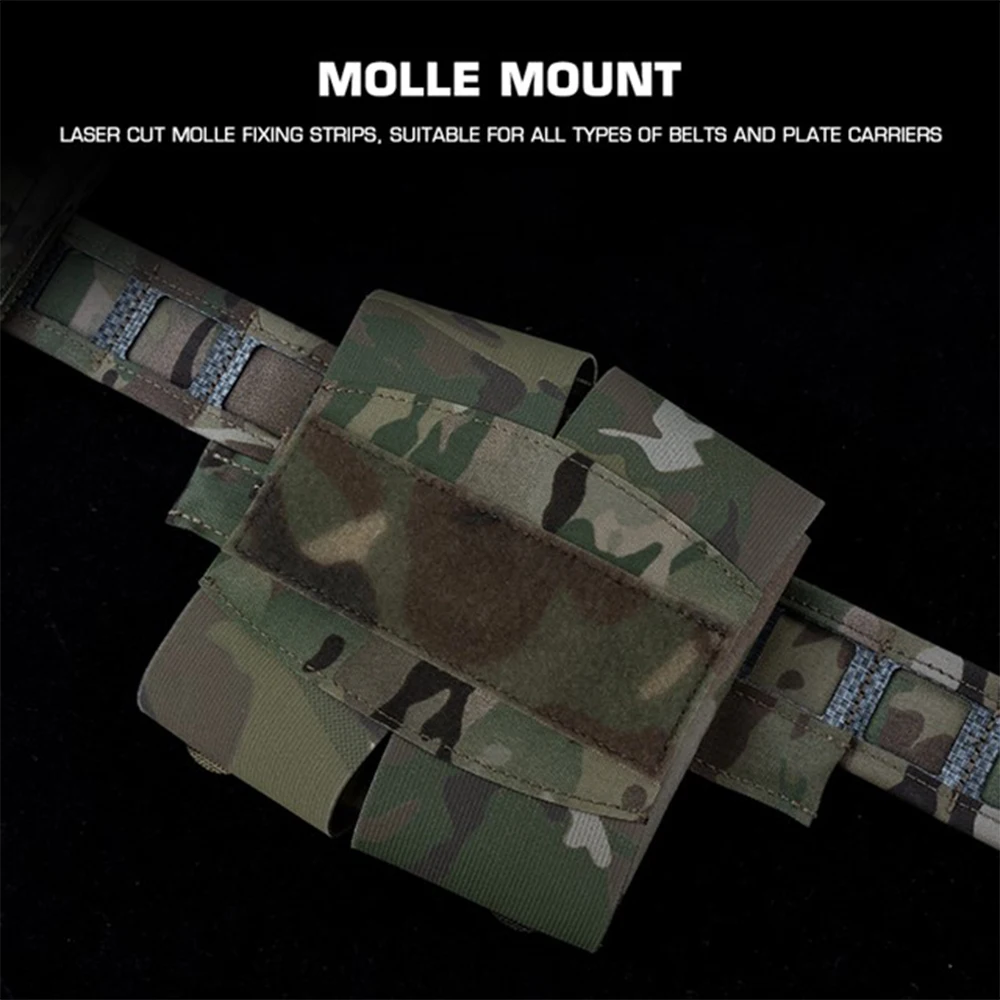 Bolsa táctica para Micro Trauma IFAK, bolsa de primeros auxilios, Kit médico EDC de talla grande para riñonera con cinturón MOLLE, equipo de senderismo y caza Airsoft - imagen 2