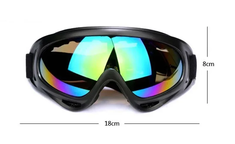 Gafas tácticas para exteriores para hombres y mujeres, antisabada de arena, a prueba de viento, X400, protección UV, gafas de esquí deportivas para motocicleta - imagen 2