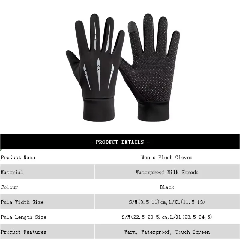 DIZETION Guantes de invierno para mujer y hombre, guantes de esquí, forro térmico, pantalla táctil cálida, perfecto para esquiar - imagen 2