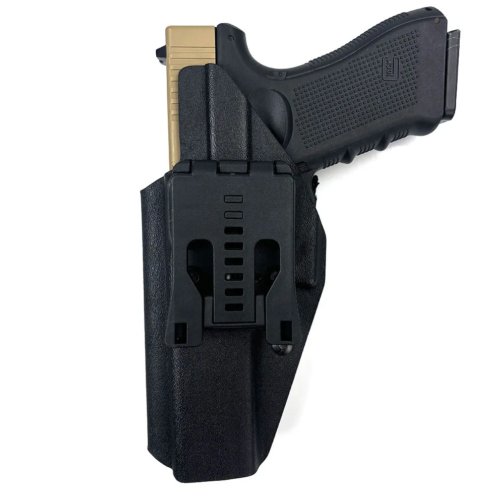 Funda táctica para pistola G derecha, ajustable, interna, externa, doble dirección colgante, funda para pistola Kydex para G 17 19 25 34 45 - imagen 3
