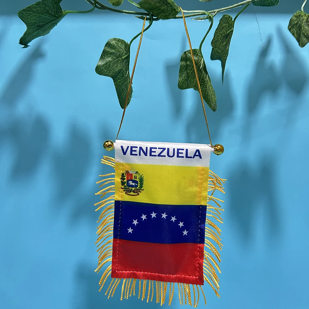 SKY FLAG bandera de coche Venezuela poliéster doble cara
