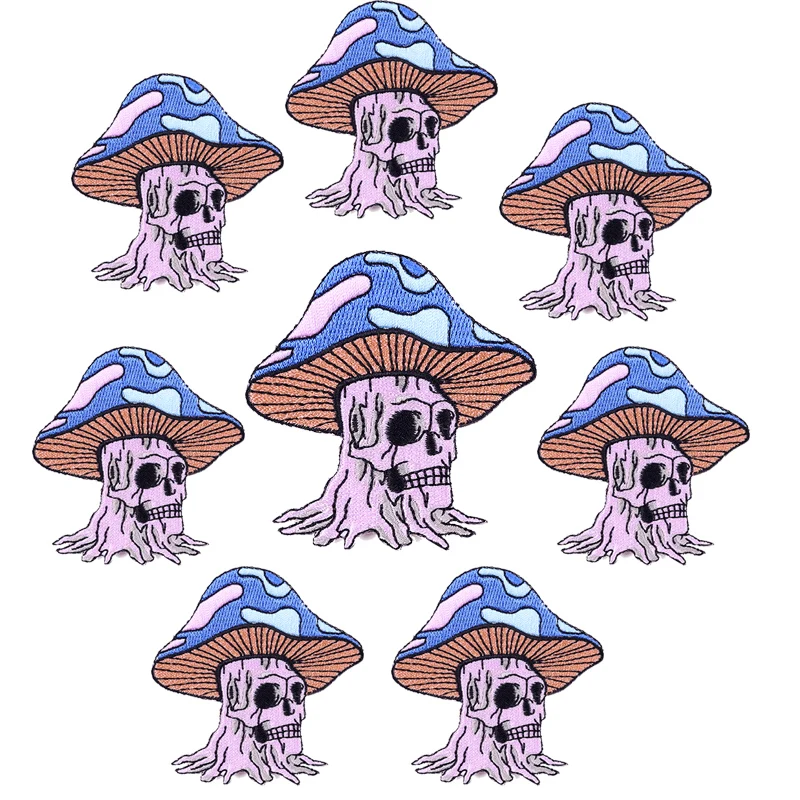 Prajna-parches bordados para planchar en la ropa, parches de animales, apliques Punk Rock, 10 piezas - imagen 5