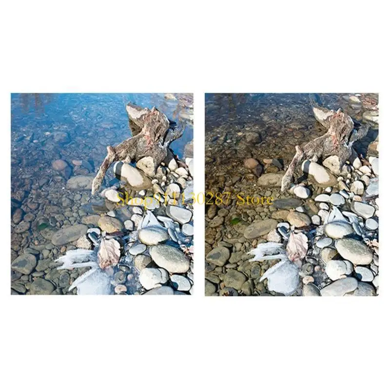 Filtro lente J1HC amarillo/naranja/macro-/cpl/lente conjunto peces agua mar cilindro coral - imagen 4