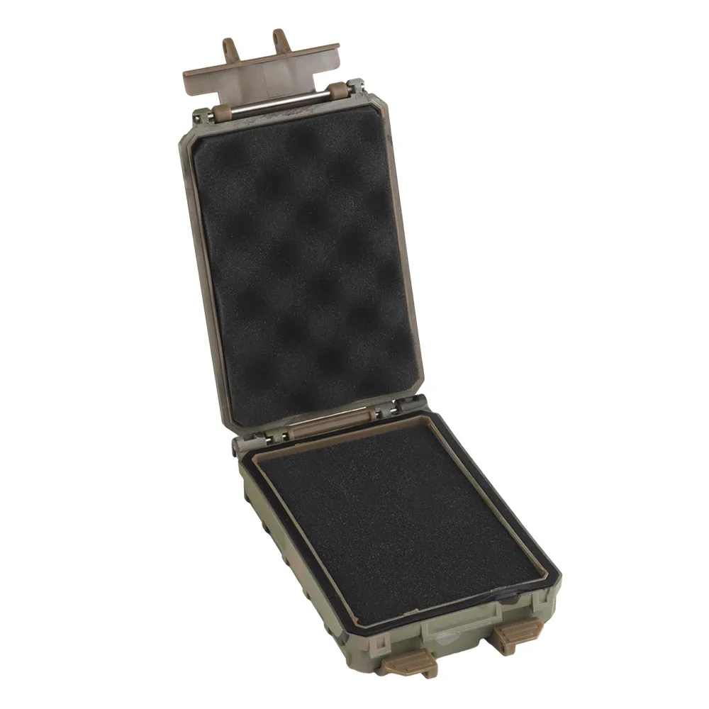 Accesorios tácticos caja de batería Modular cerradura reservada Molle montado dos tipos de almacenamiento multifuncional Interior - imagen 4