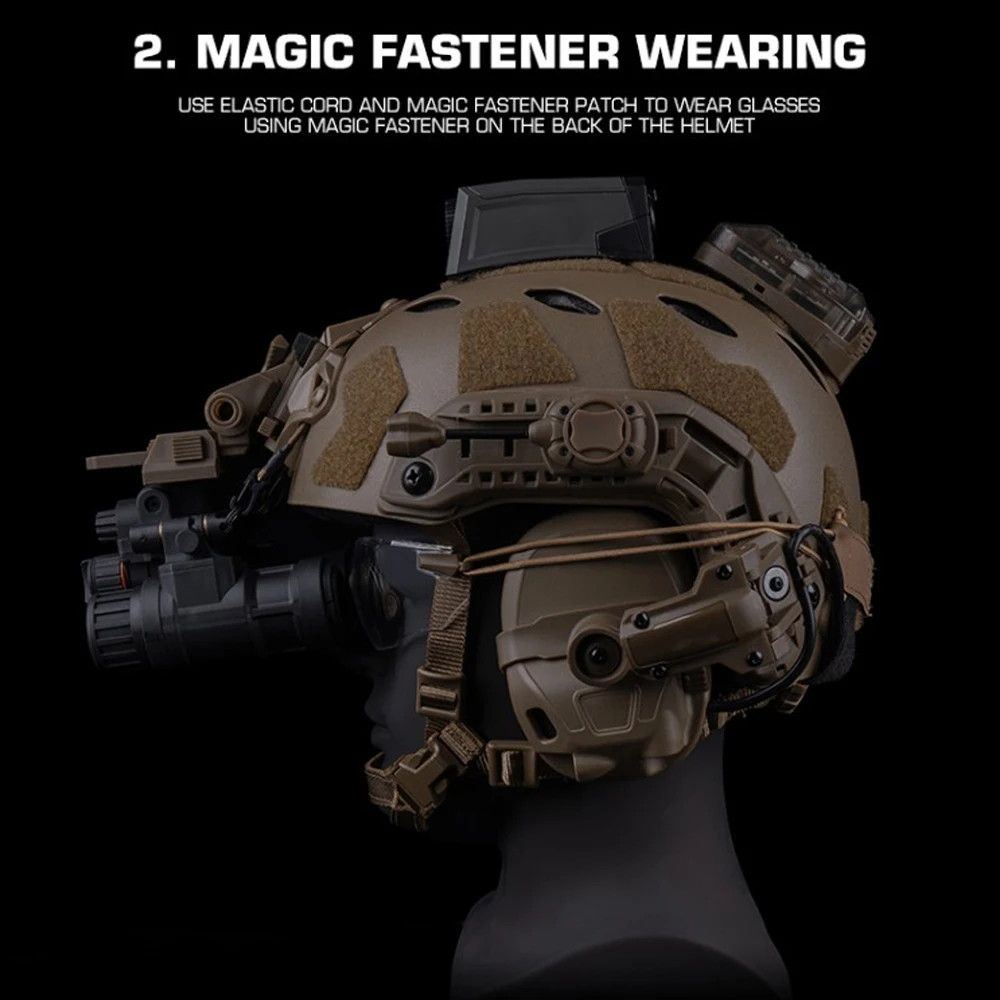 Gafas tácticas polarizadas para tiro Airsoft, gafas de sol a prueba de viento, gafas multiusos para ciclismo y motocicleta, equipo para casco - imagen 4