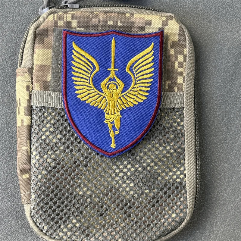 Parche "ángel", insignia de moral táctica, gancho bordado y bucle, mochila, accesorios de decoración de ropa, brazalete adhesivo