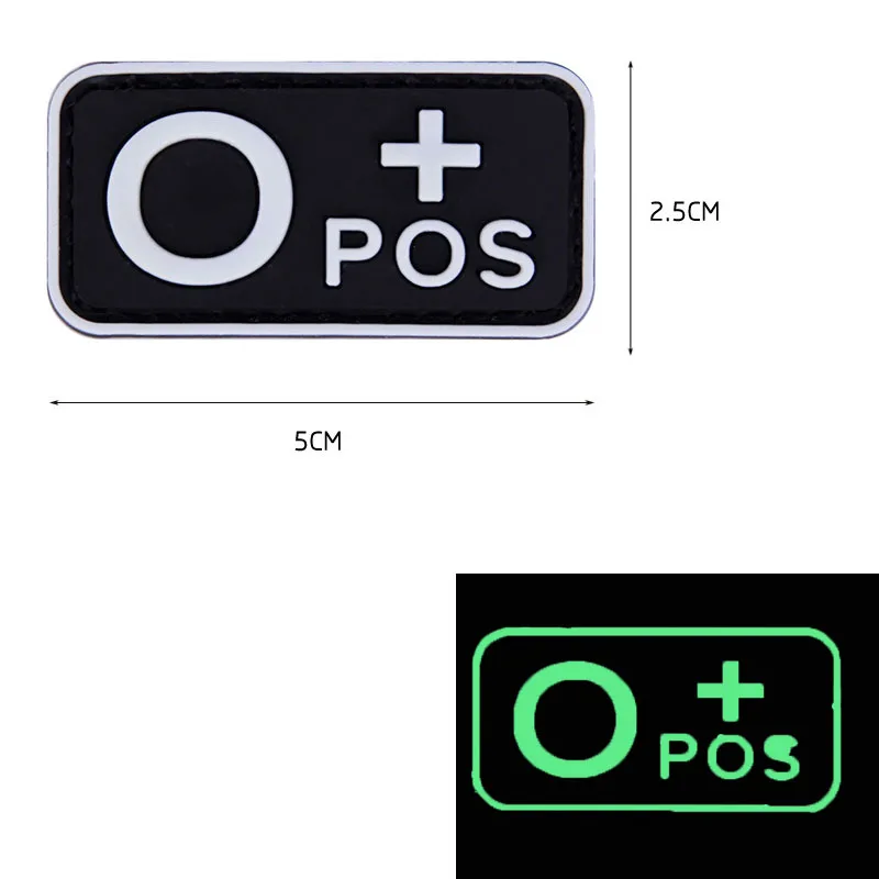 Insignia táctica médica de PVC, luz nocturna, parches de gancho y bucle sangrientos, insignia de moral, parche para sombrero, parches DIY para exteriores - imagen 5