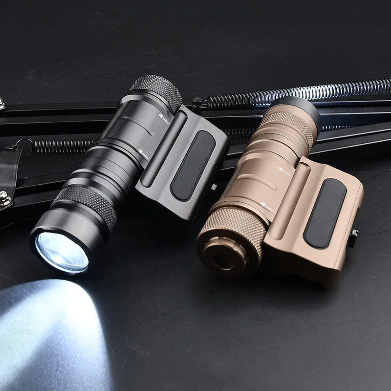 Luz de arma optimizada para defensa táctica de búho, linterna de explorador de Rifle Airsoft, estroboscópico LED blanco de alta potencia, salida de 1500lm - imagen 3