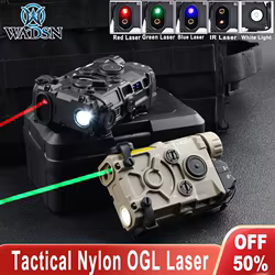 WADSN-láser táctico de nailon OGL, luz blanca estroboscópica de puntería IR, brillo, ajuste cero, accesorios para Airsoft de caza