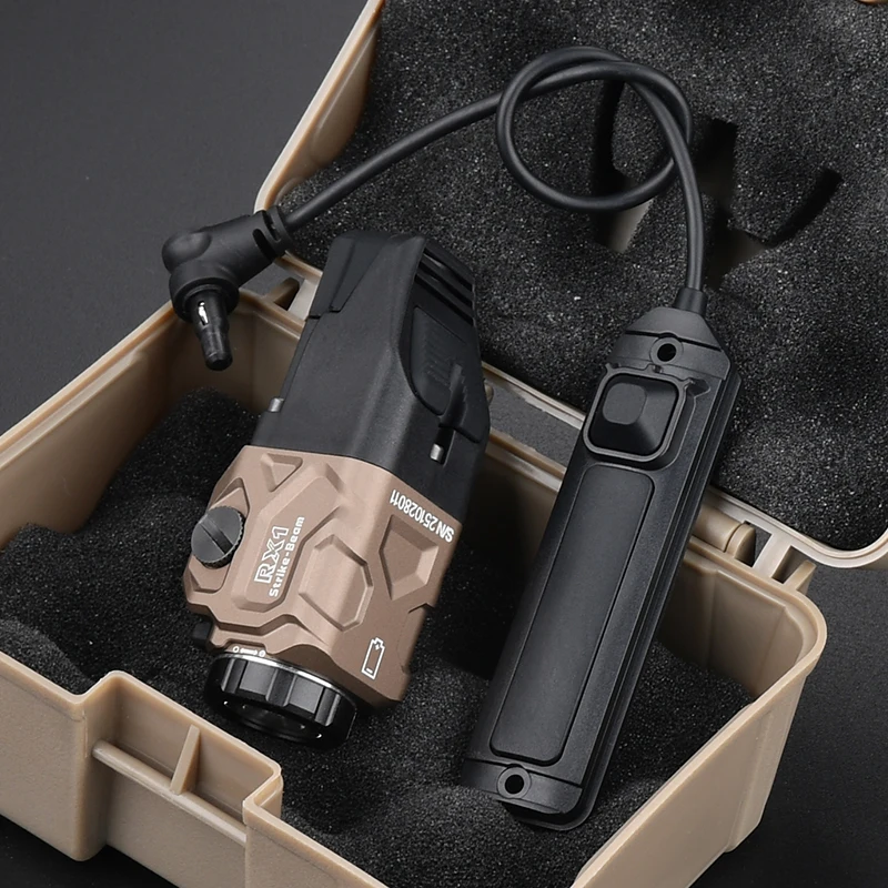 WADSN linterna táctica airsoft con riel Picatinny para pistola - imagen 2