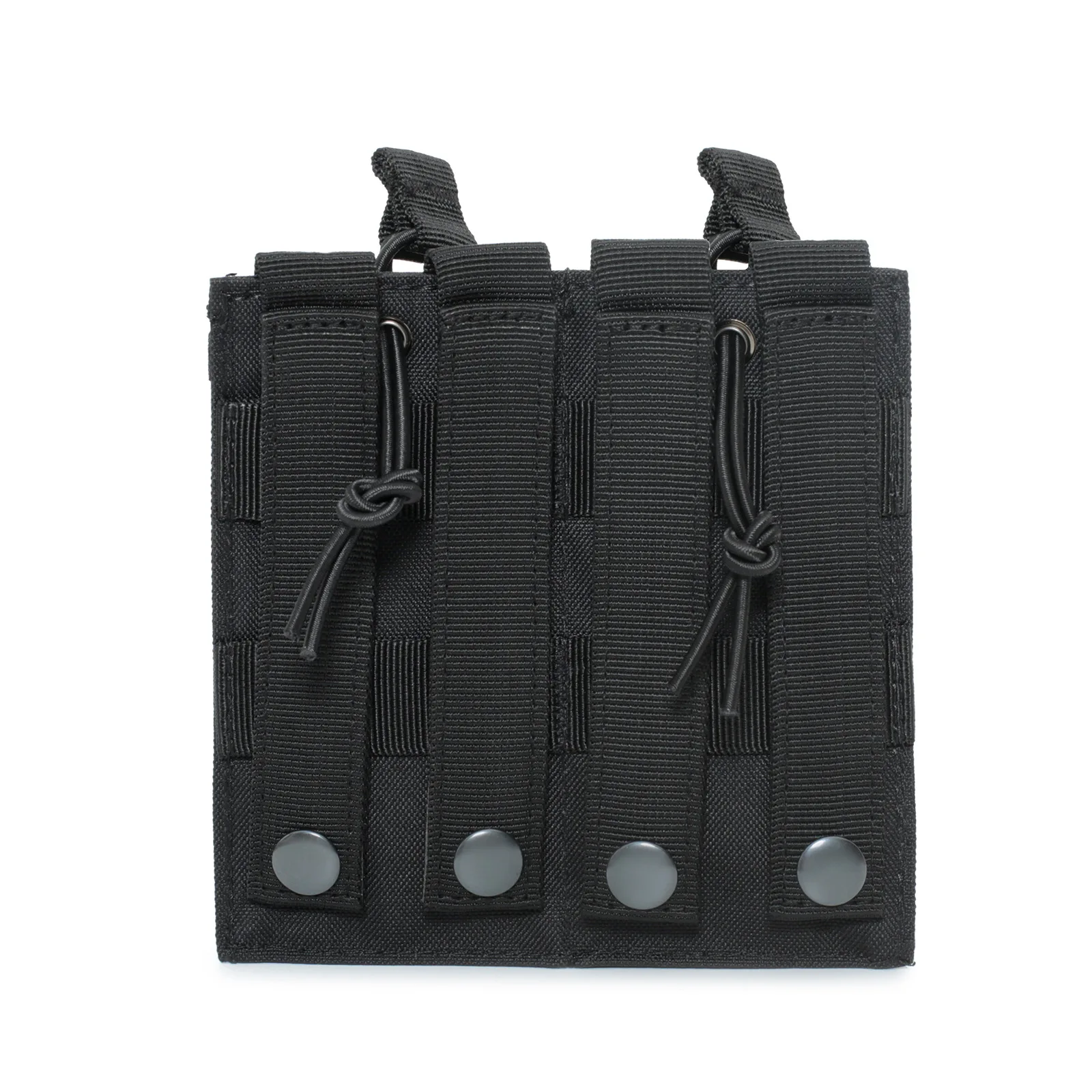 Bolsas dobles para revistas de 7,62/5,56mm, bolsa táctica Molle AK AR M4 AR15 para Rifle Airsoft Paintball Mag, accesorios para chaleco de caza - imagen 4