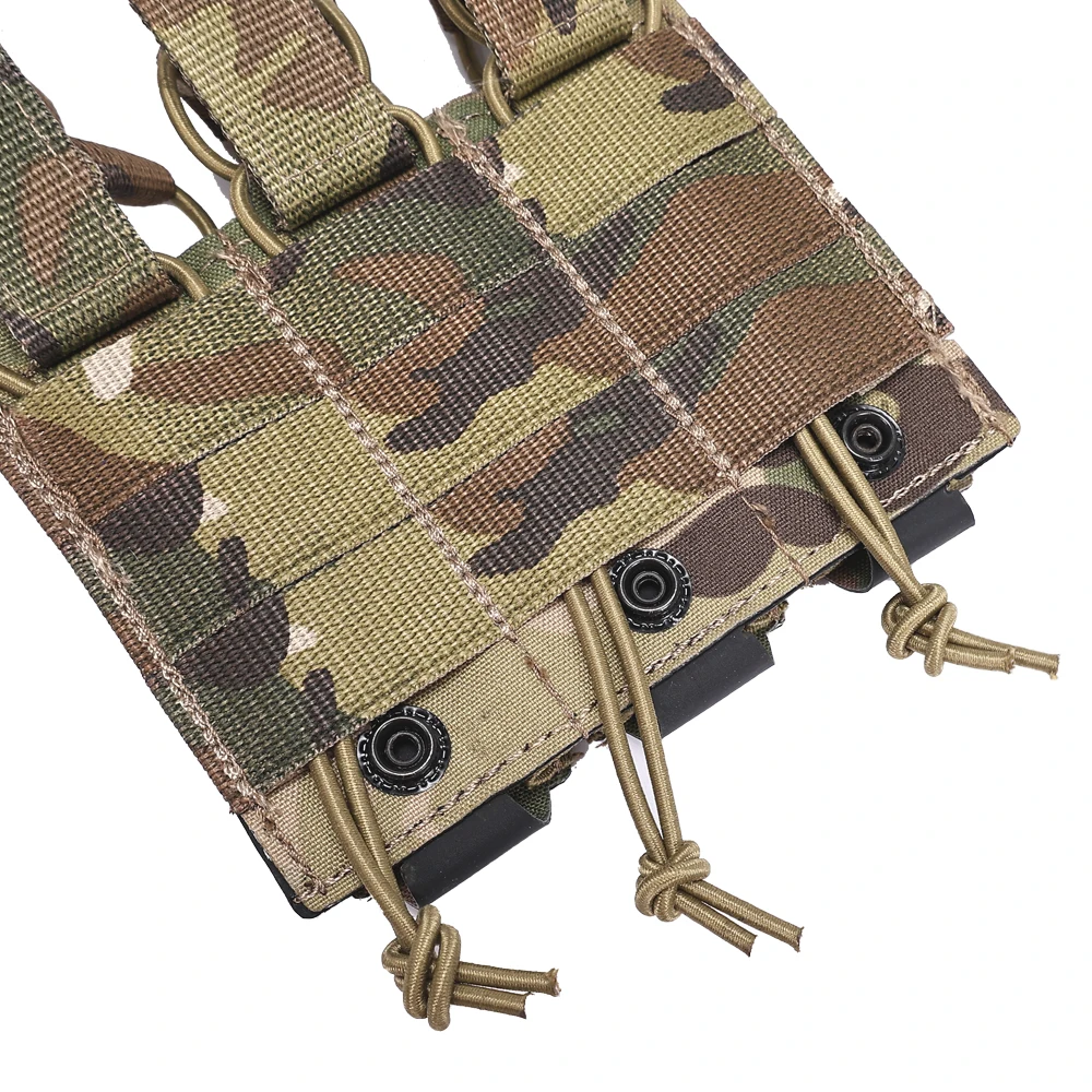 SINAIRSOFT-bolsa táctica para caza LSR, 9mm, Triple portador Mag, Molle, corte láser - imagen 5