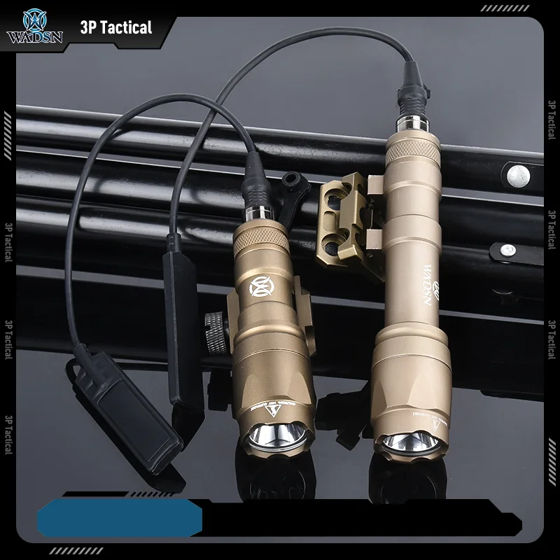 WADSN SF M300A M600C linterna táctica M-LOK Metal Keymod montaje Base Fit 20mm Rail arma caza Airsoft Scout Accesorios - imagen 4