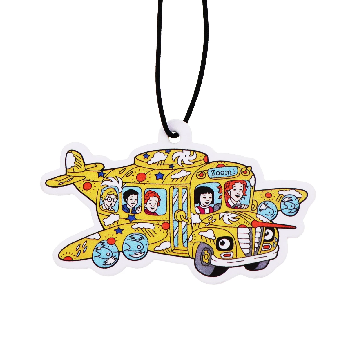 Tabletas de aromaterapia divertidas para autobús escolar, colgante de fragancia para Interior de coche, ambientador, decoración colgante para espejo retrovisor - imagen 2