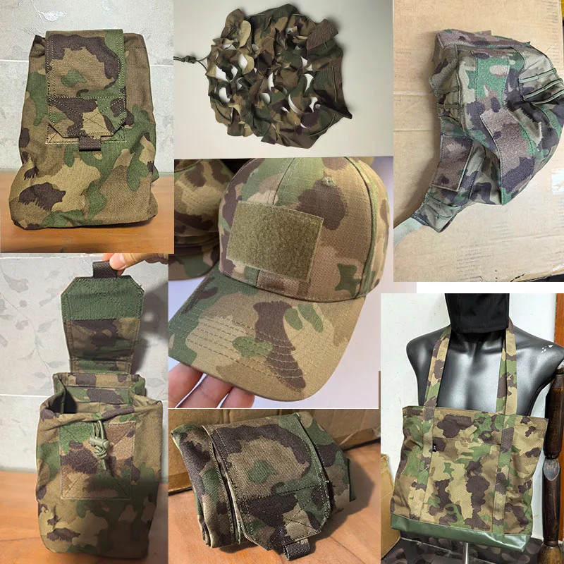 Bolsa táctica exterior con funda de casco y compartimento médica