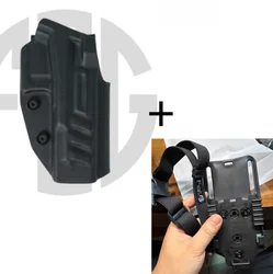 Fundina Kydex IPDA/IPSC para Glock sin seguro, liberación rápida