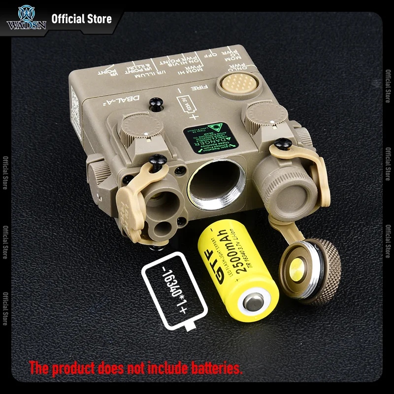 WADSN-modelo láser de DBAL-A2 de nailon táctico, punto rojo y verde, solo puntería, láser, sin luz blanca, arma de caza, accesorios Airsoft Scout - imagen 5