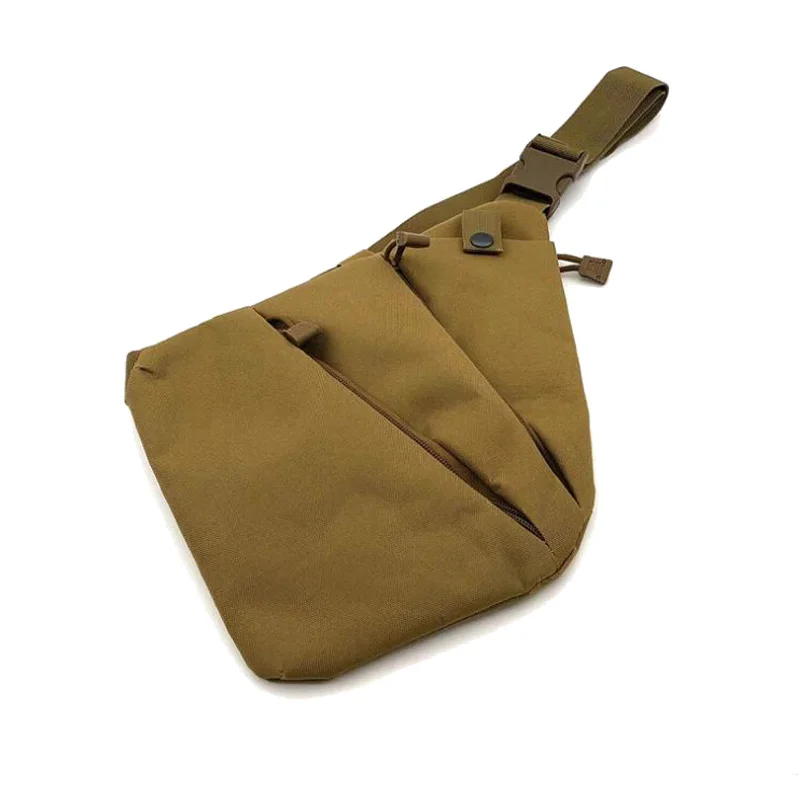 Bolsas de pecho tácticas militares de nailon para hombre, bolso oculto para caza, Camping, pistola, Funda de cuero, Kit de herramientas antirrobo - imagen 5