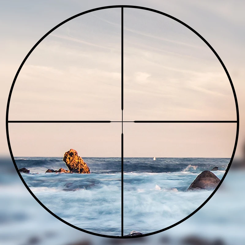 DIANA 4-12x50 mira telescópica para caza 1/4 MOA mira para Rifle buena calidad transparente al amanecer mira telescópica oscura 2025 - imagen 3