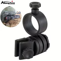 Soporte de linterna táctica para casco 18-28mm con ángulo 360°