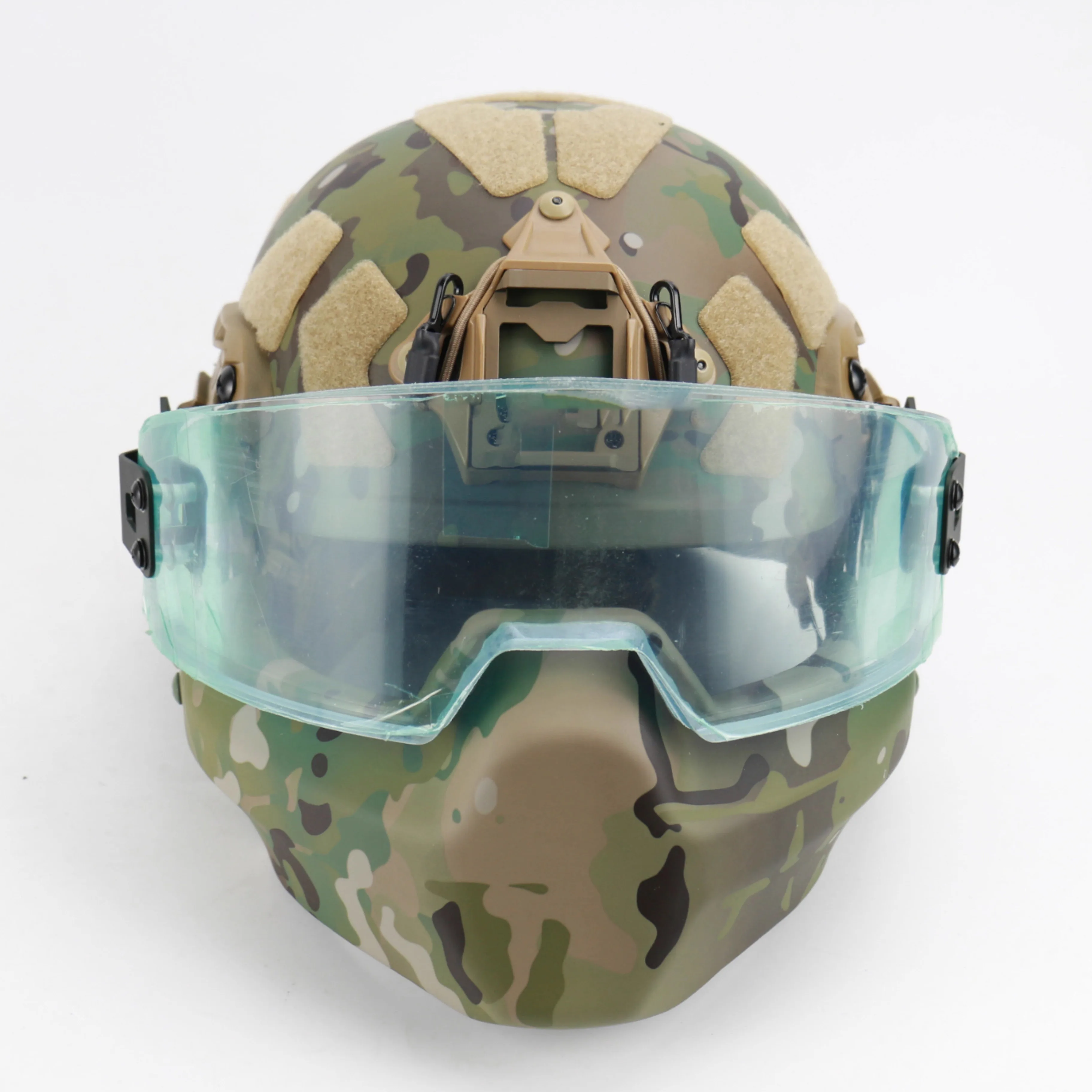Casco balístico NIJ IIIA, protección táctica de cara completa, topes de 9mm y.44 Mag con carcasa de aramida desmontable a prueba de balas, combate - imagen 5