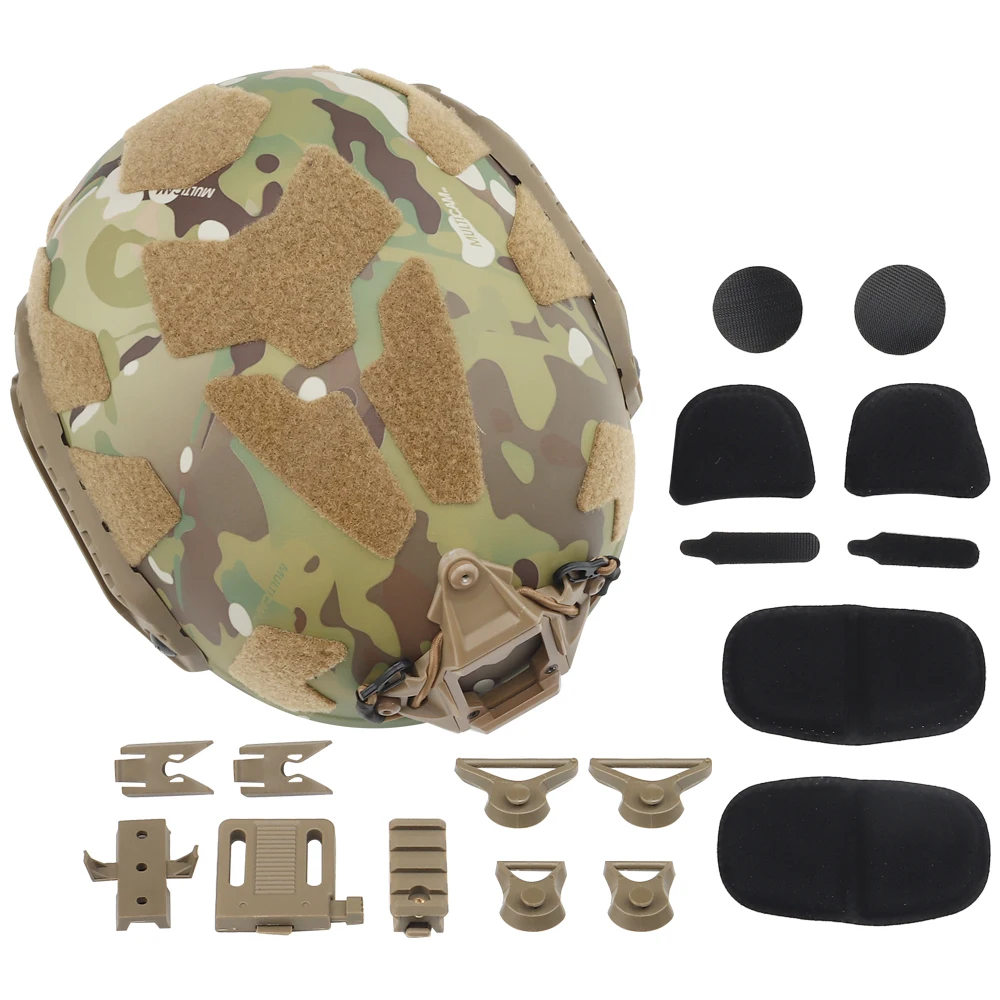 Casco táctico SF airsoft resistente a impactos en ripstop - imagen 5