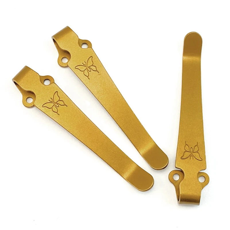 Cuchillo plegable de 5 colores, aleación de titanio, Clip de bolsillo de transporte profundo para Bugout 535 Griptillian 551 940 565 980 ZT 0640 0920 - imagen 5