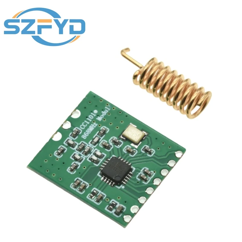 Módulo Transceptor Inalámbrico CC1101 - 433MHz/868MHz, 10mW, Alcance 300-1000M - Con Antena SMA - imagen 5