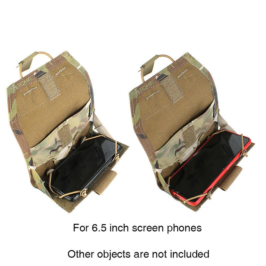 PEW TACTICAL Molle Navigator Tech bolsa AIRSOFT multibolsillo MOLLE bolsa ligera MOLLE funda de teléfono Universal bolsa de teléfono Camo - imagen 3