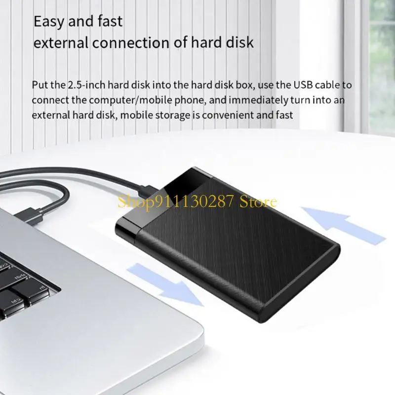 J1HC para 2.5 Case SSD USB3.1 Caja recinto del adaptador disco duro para PC portátil 2.5 pulgadas -SERIAL 2.5