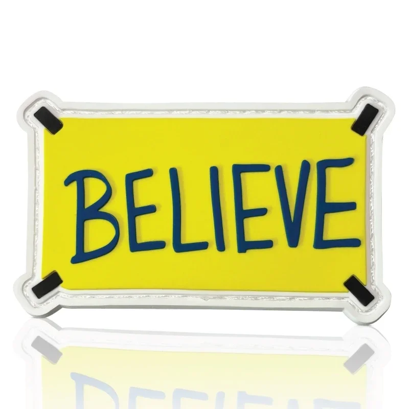 Believe parche adhesivo PVC táctico fútbol AFC – Insignia para mochila - imagen 4