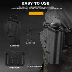 Funda Kydex táctica Colt 1911 – Transporte
