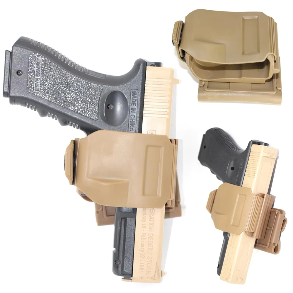 Funda táctica pistolera derecha con clip de cintura - imagen 3