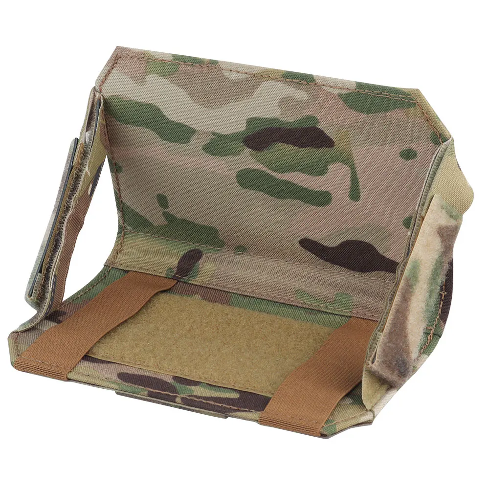 Portador de placa táctica, bolsa de administrador, estilo Crye, tablero de navegación plegado para teléfono, chaleco militar de caza al aire libre, accesorio para chaleco Airsoft - imagen 5