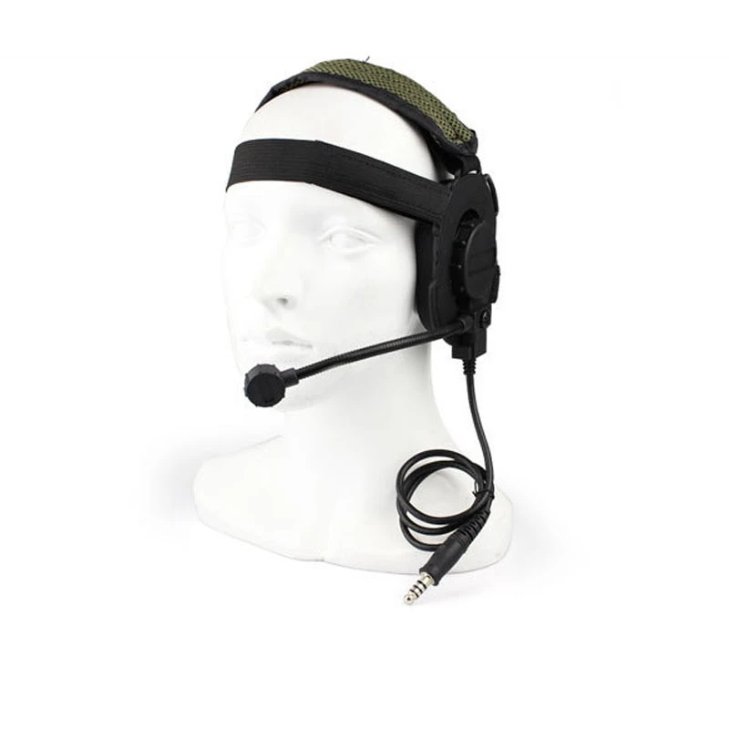 Auriculares Tácticos Militares con PTT para CS Caza Airsoft - imagen 5