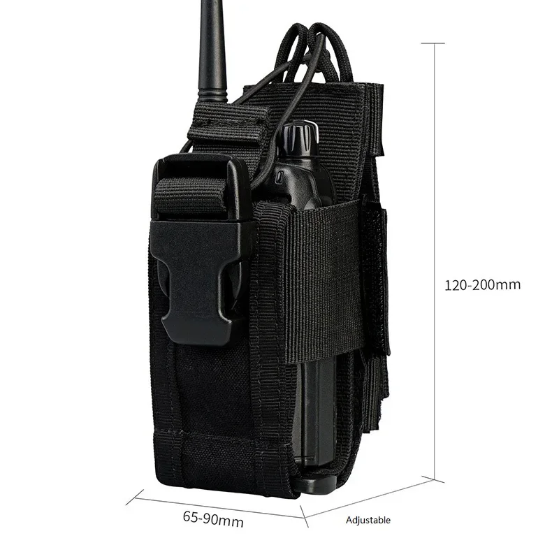 Bolsa táctica Molle para Walkie Talkie, bolsillo para la cintura, bolsa para Radio, colgante para deportes de acampada, bolsa para revistas de caza Airsoft - imagen 5