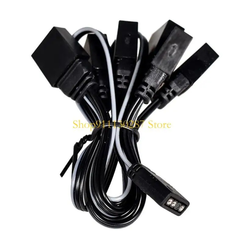 J1HC Argb Splitter 5V 3Pin 1 a 4 o 6 Universal 35cm Parrilón principal Argb RGB Cable extensión RC Argb para - imagen 3