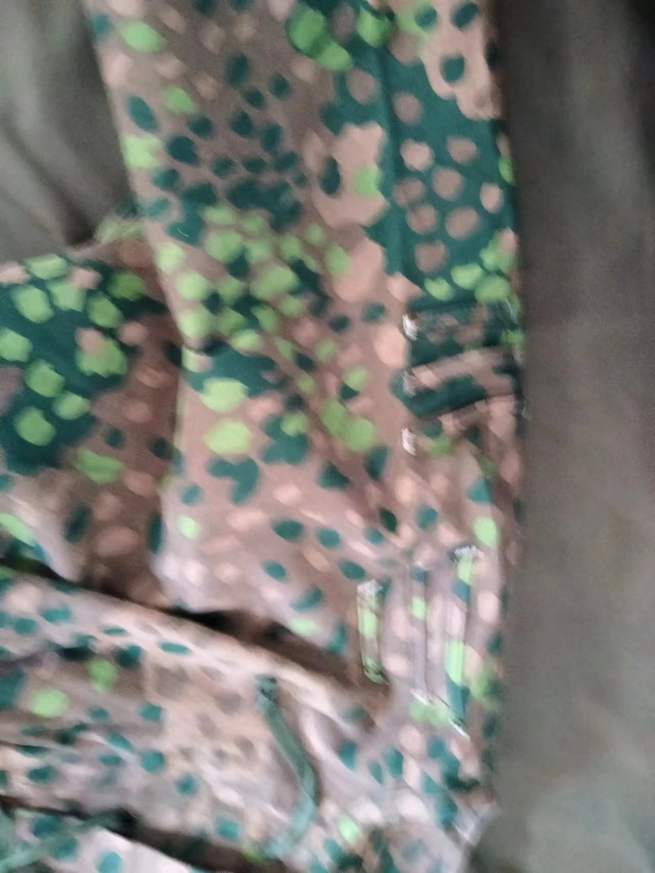 Sudadera táctica M40 guisante alemán doble cara con capucha - imagen 4