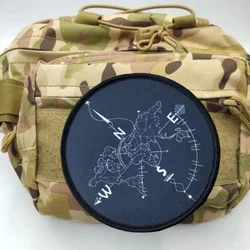 Parche táctico moral militar con velcro para ropa y mochila