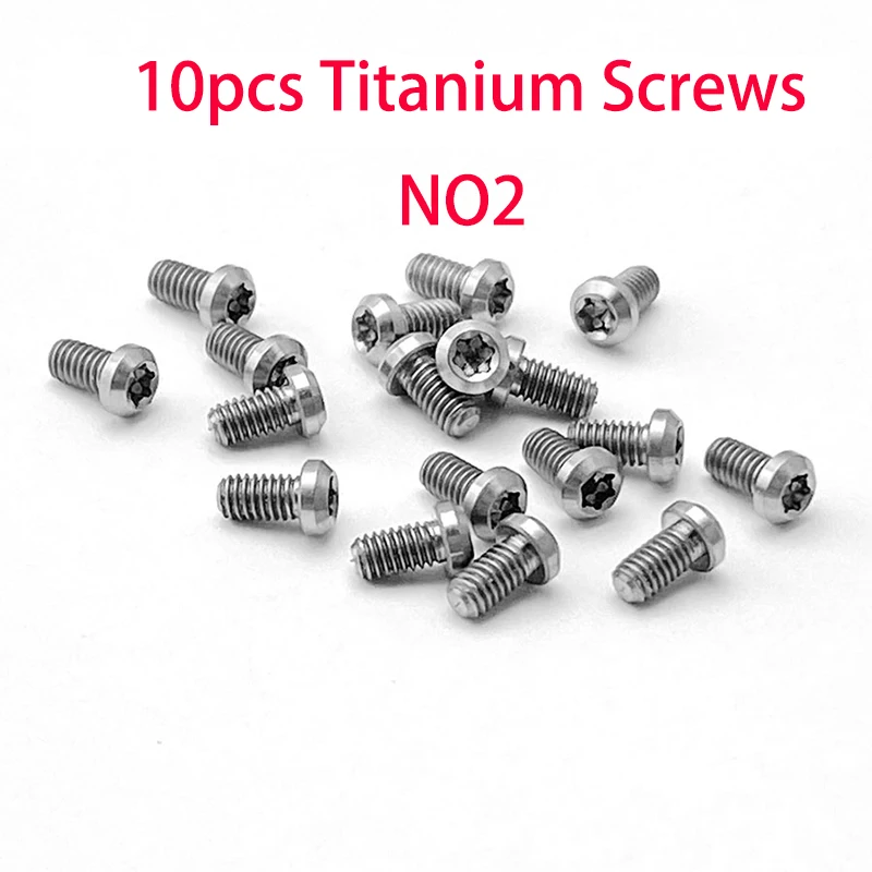 10pcs NO2 Ti Screws