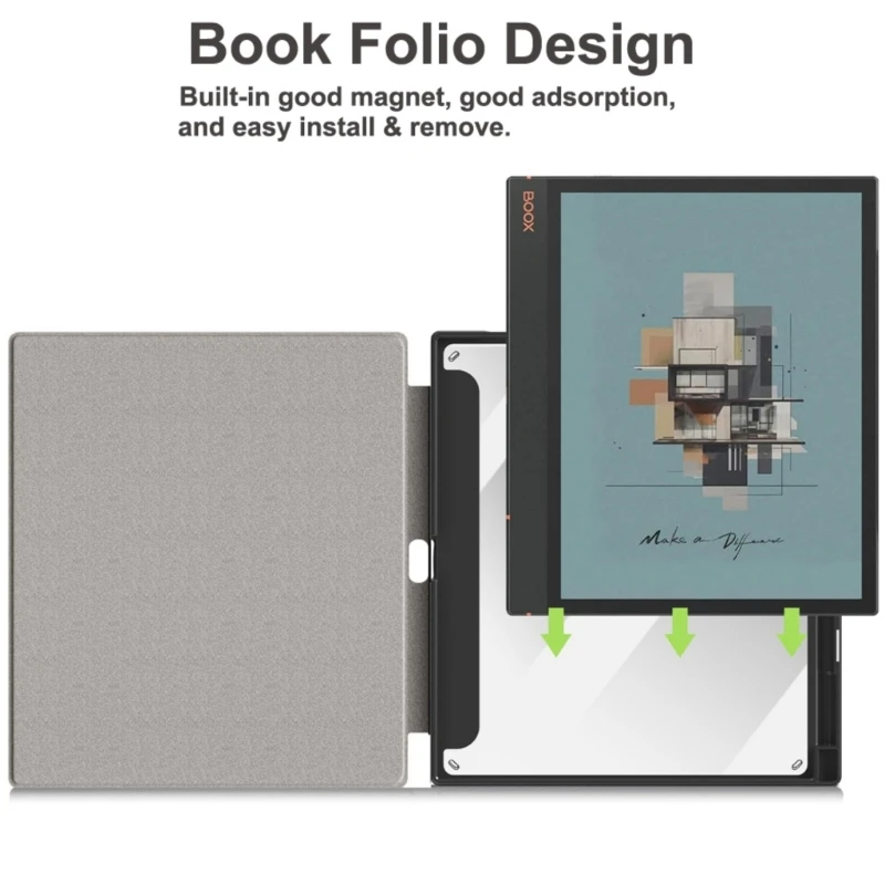 Conchas tabletas con cierres magnéticos Resistencia impacto para Onyxnote Air4 C B K1KF