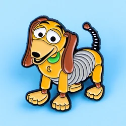 7 unids/set de alfileres esmaltados de Robot de dibujos animados, conjunto de broche bonito, Pin de solapa de Metal, insignia, accesorios para mochila, joyería, regalos para niños