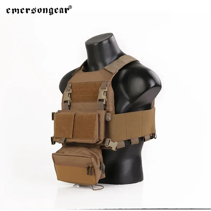 Emersongear-Chaleco táctico para estilo FCS con equipo de pecho MK, armadura corporal, chaleco de caza Airsoft, Camping, senderismo, EM7407 - imagen 3